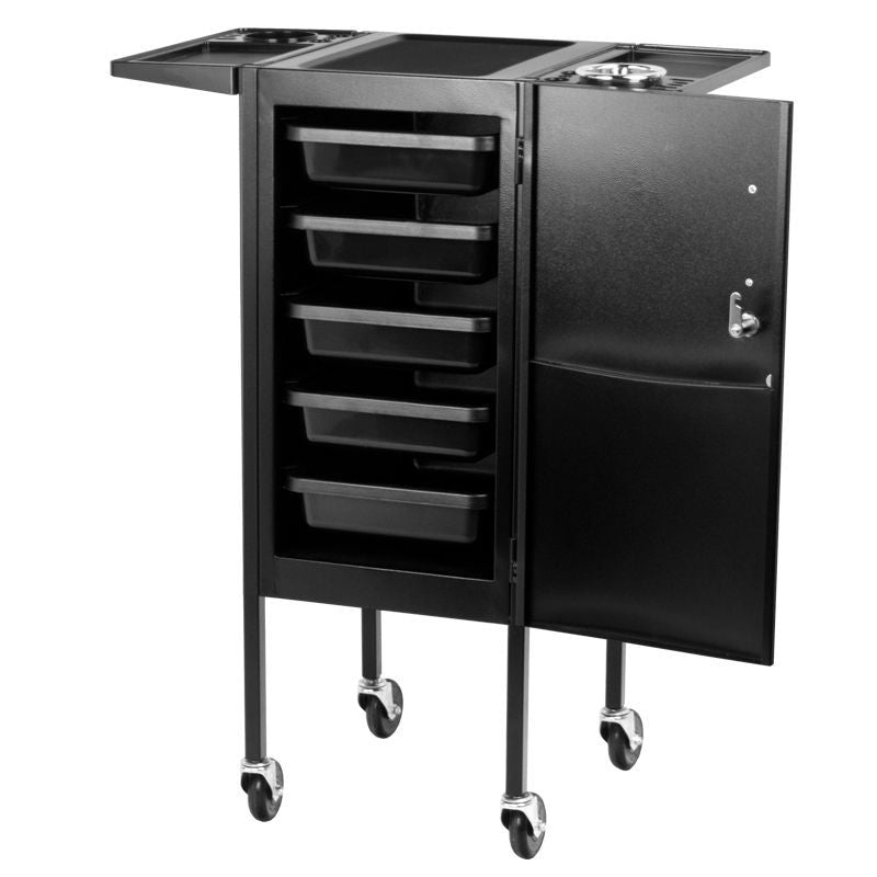 Gabbiano frisørvogn deluxe 500 svart