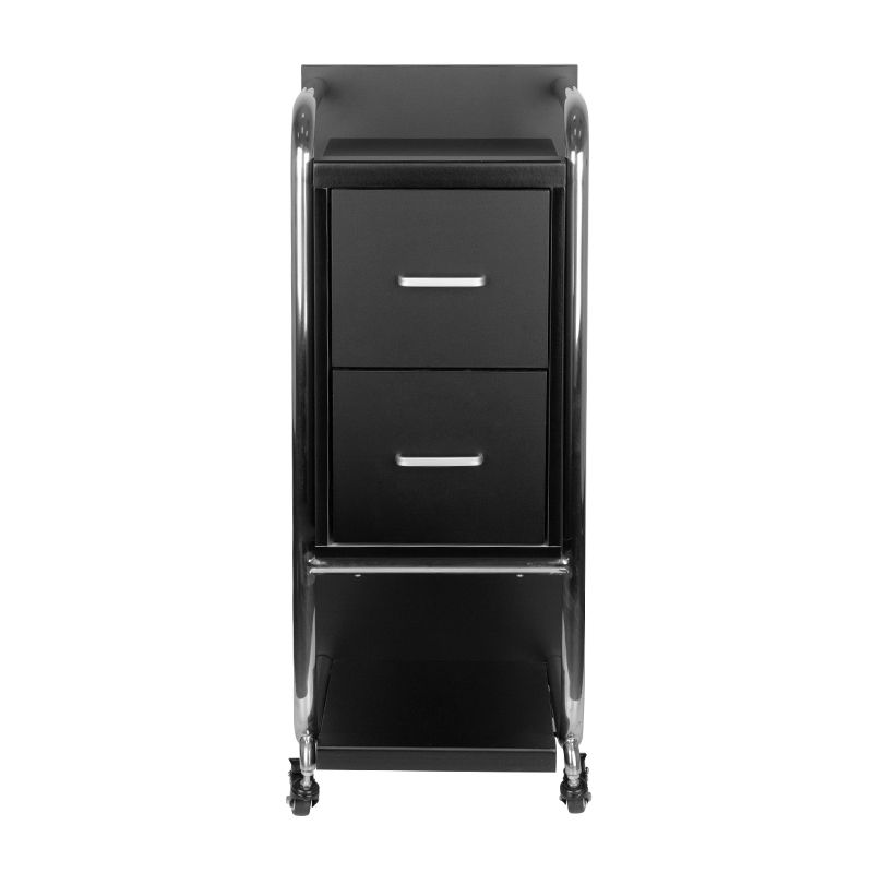 Gabbiano Friseurassistentin Solo silber – schwarz