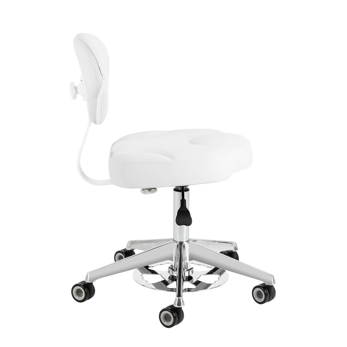 Arbeidsstol Azzurro 156-F bump-up snow-hvit