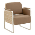 Waiting room stol Omega Grandeur lysebrun