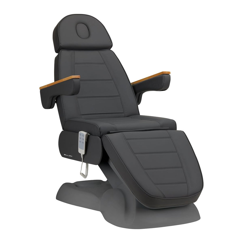 Elektrisk behandlingsstol SILLON Lux 273b 3 motorer grå med grå base