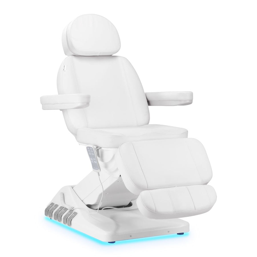 Elektrisk behandlingsstol SILLON Luxury 3 motorer hvit foot control