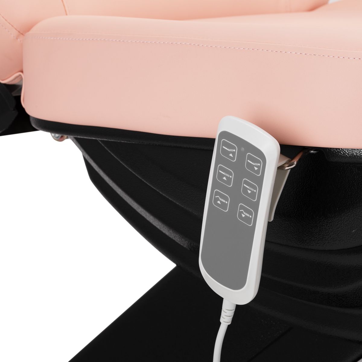 Elektrisk behandlingsstol SILLON CLASSIC 3 motorer rosa med svart base