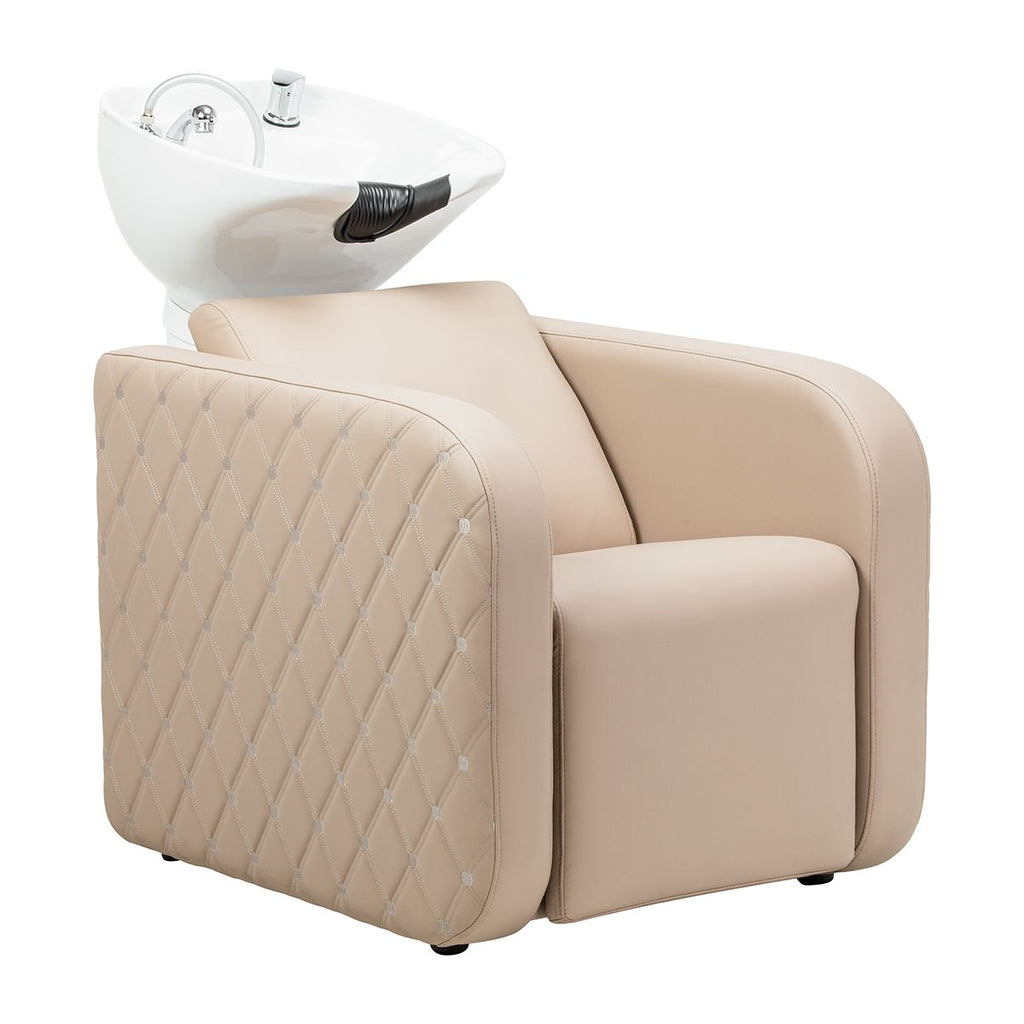 Elektrisk frisørvask med massasje function Gabbiano Sylvia Plus beige